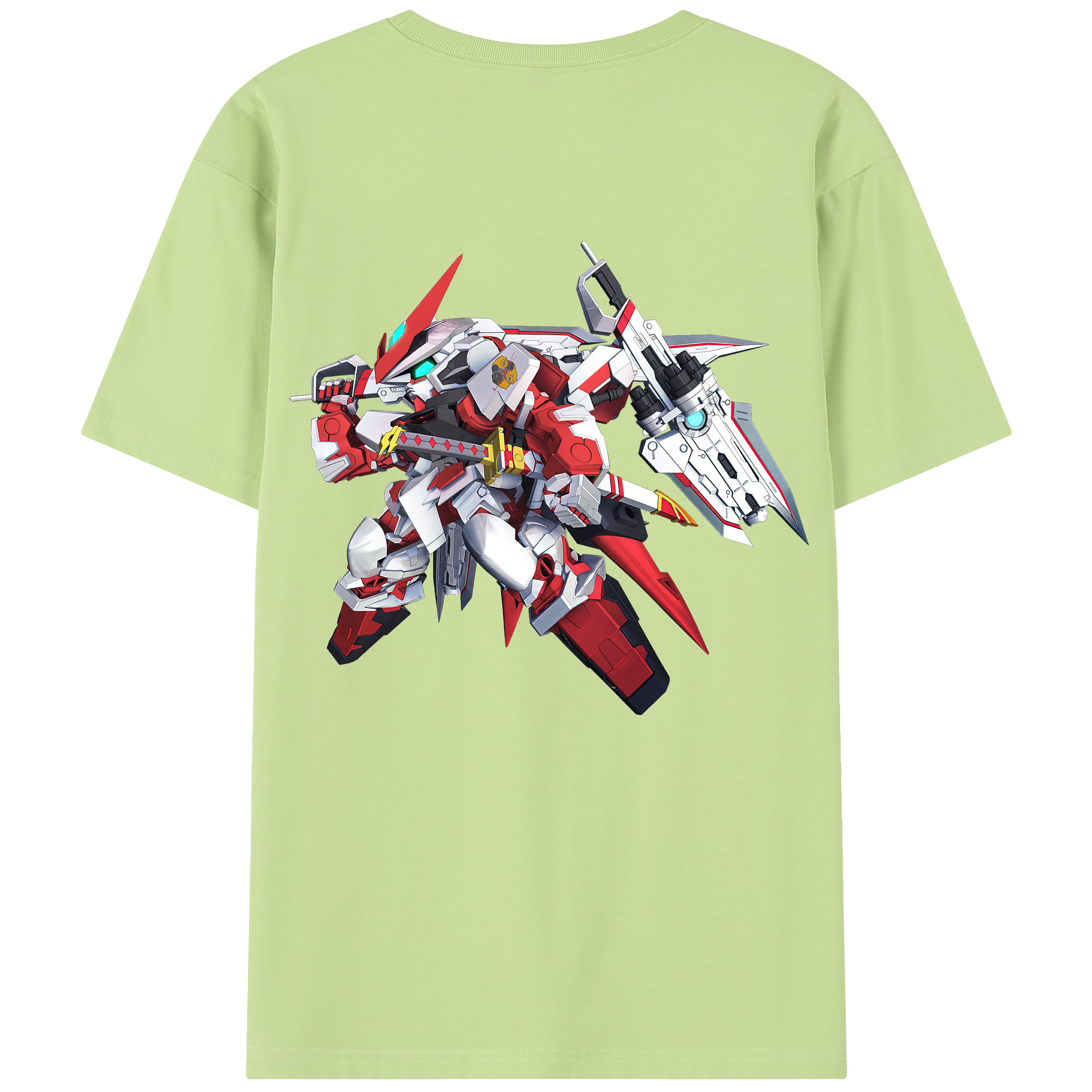 （画像用） 機動戦士ガンダム Mobile Suit Gundam 綿100％半袖Tシャツ（背面プリント）
